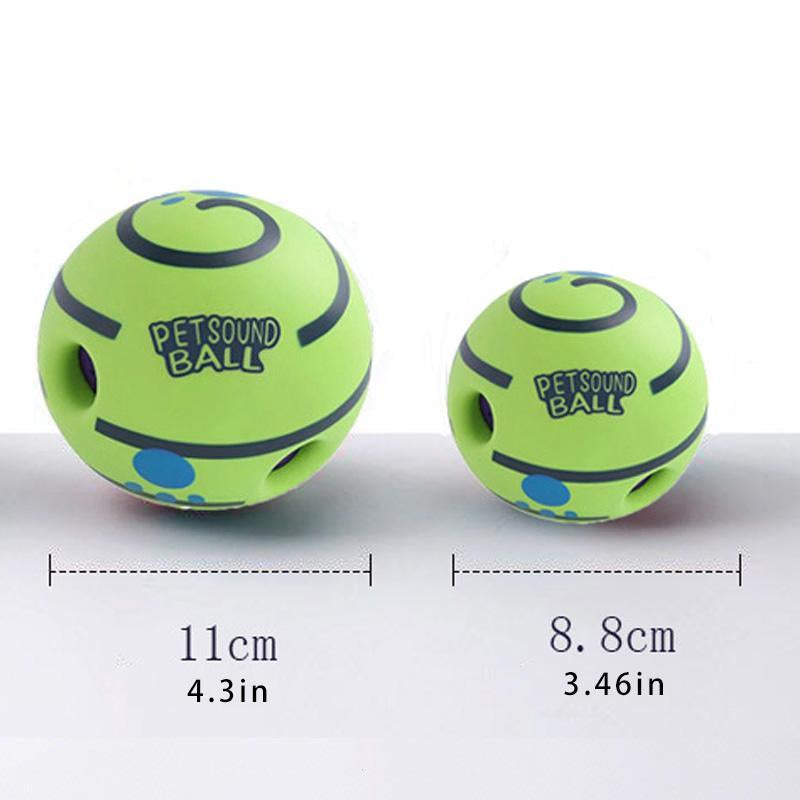 Pet Sound Toy Ball, 1 Count Silicone Dog Treats Dispenser Ball, Interactive Dog Training Ball, Pets Interactive Toy, Fun Indoor and Outdoor Dog Toy