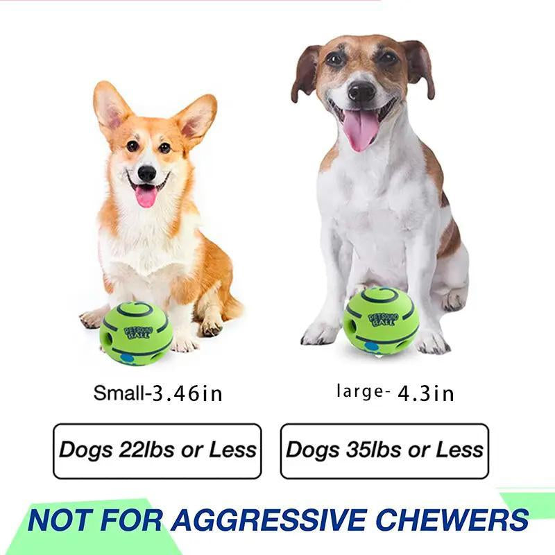 Pet Sound Toy Ball, 1 Count Silicone Dog Treats Dispenser Ball, Interactive Dog Training Ball, Pets Interactive Toy, Fun Indoor and Outdoor Dog Toy