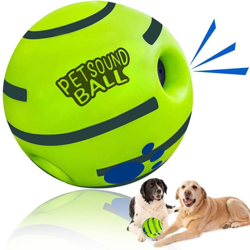 Pet Sound Toy Ball, 1 Count Silicone Dog Treats Dispenser Ball, Interactive Dog Training Ball, Pets Interactive Toy, Fun Indoor and Outdoor Dog Toy